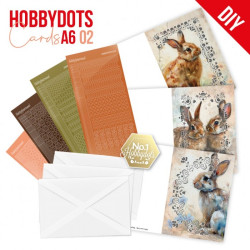 Dot And Do Cards A6 2 - Rabbit