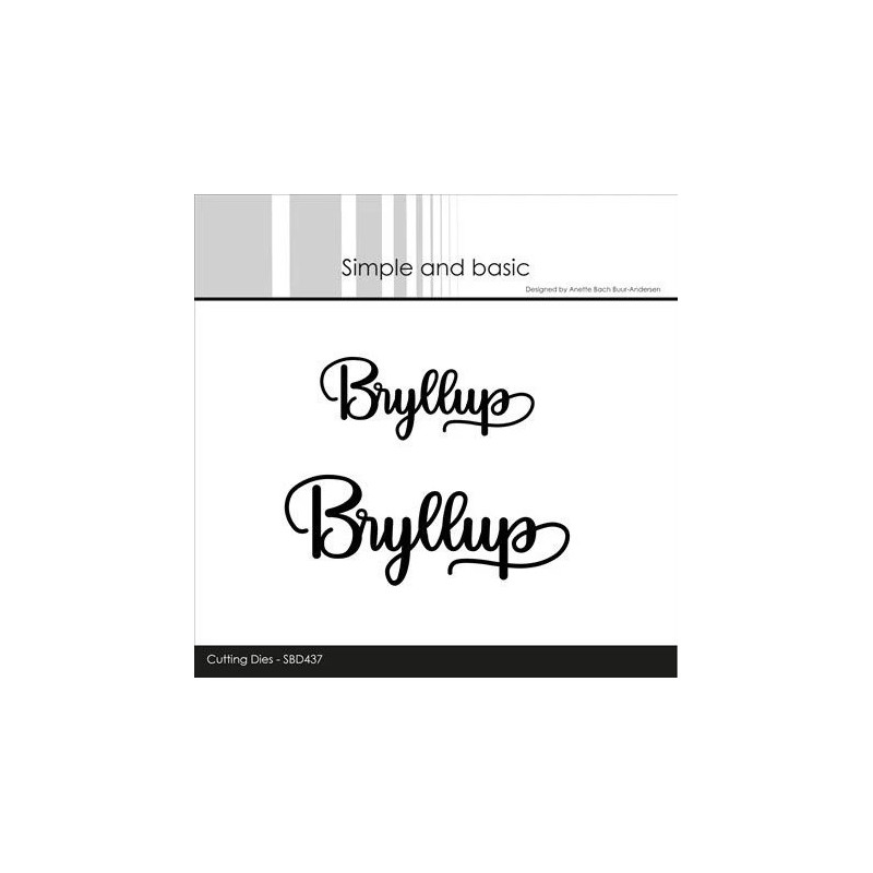 Simple And Basic - Bryllup - SBD437