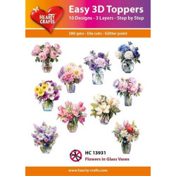 Easy 3D Toppers - Flowers...