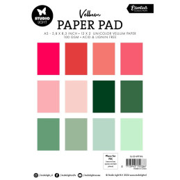 Studio Light - Paper Pad A5 Vellum - Shades Of Christmas