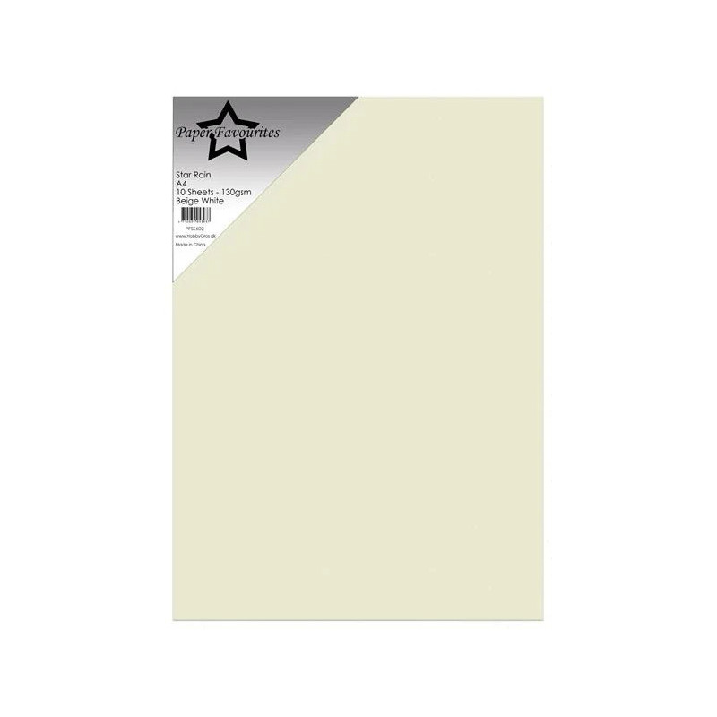 Paper Favourites - Star Rain - Beige White - PFSS602