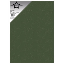 Paper Favourites - Star Rain - Forest Green - PFSS606
