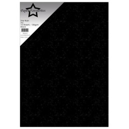 Paper Favourites - Star Rain - Black - PFSS610
