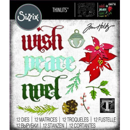 Sizzix - Tim Holtz - Thinlits Die - Vault Holiday Classic - 666716