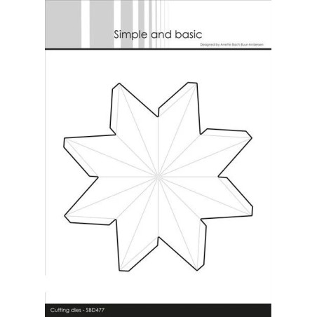 Simple And Basic - Star Ornament Large - SBD477