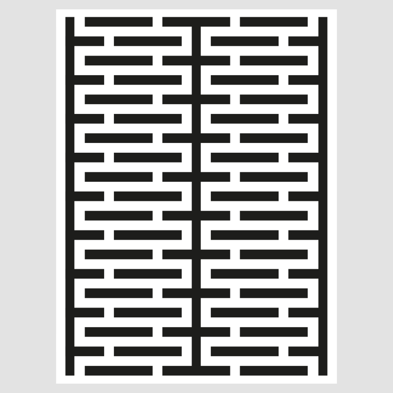 Design5 - Stencil - Aflange Streger - D500061S