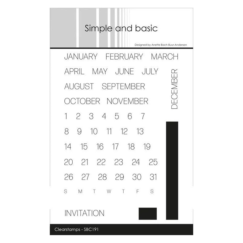 Simple And Basic - Stempel - Add-On For SBD494 English - SBC191