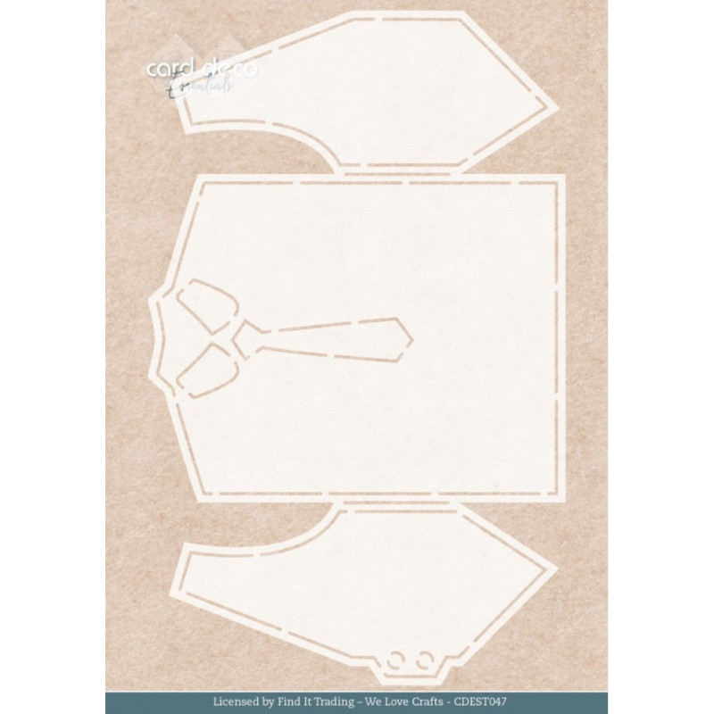 Card Deco Essentials - Stencil A5 - Suit