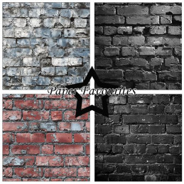 Paper Favourites - Papirpakke 30.5x30.5 - Brick Wall - PF716