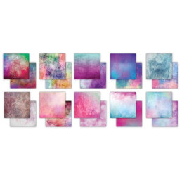 Craft Consortium - Papirblok 30x30 - Grunge Mid Tones - CCEPAD032