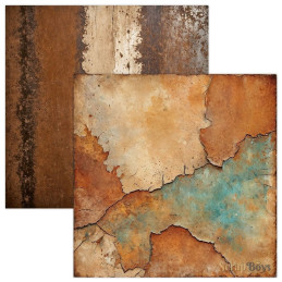 ScrapBoys - Papirblok 30x30 - Rusty Pack