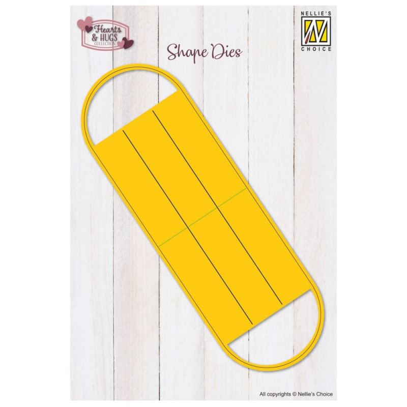 Nellie Snellen - Shape Dies - Woven Heart - SD326 Nellie Snellen - Shape Dies - Woven Heart - SD326