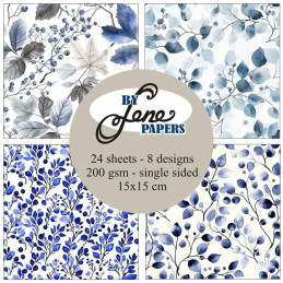 By Lene - Papirpakke 15x15 - Winter Moods - BLP057