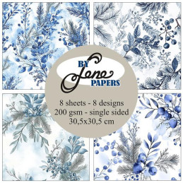 By Lene - Papirpakke 30x30 - Winter Moods - BLP357