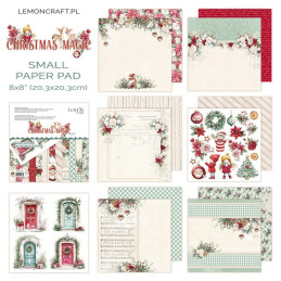 LemonCraft - Papirblok 20x20 - Christmas Magic - Paper Pad