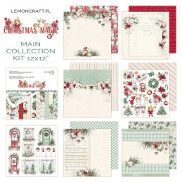 LemonCraft - Papirblok 30x30 - Christmas Magic - Paper Pad