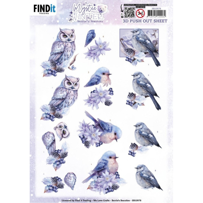 Pushout - Berries Beauties - Mystic Winter - Mystic Birds - SB10978