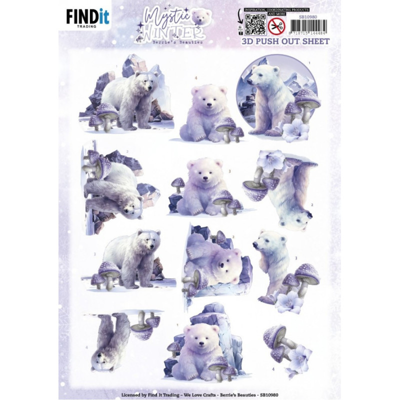 Pushout - Berries Beauties - Mystic Winter - Mystic Polar Bears - SB10980