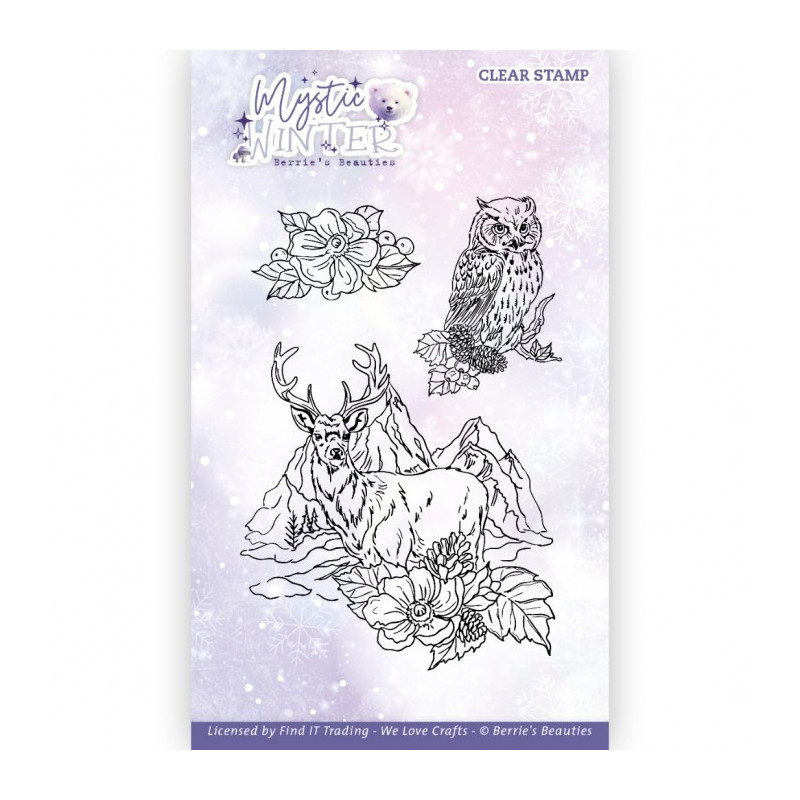 Berries Beauties - Clear Stamp - Mystic Winter - Deer