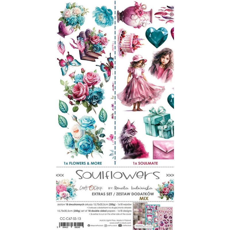 Craft O'Clock - Extras Set - Soulflowers - Mix