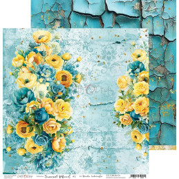 Craft O'Clock - Papirpakke 30x30 - Sunset Mood