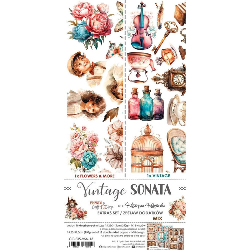 Craft O'Clock - Extras Set - Vintage Sonata - Mix