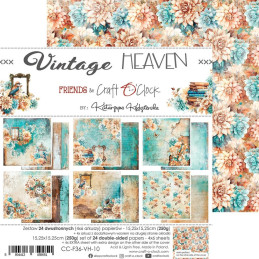 Craft O'Clock - Papirpakke 15x15 - Vintage Heaven