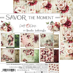 Craft O'Clock - Papirpakke 15x15 - Savor The Moment