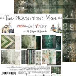 Craft O'Clock - Papirpakke 15x15 - The November Man