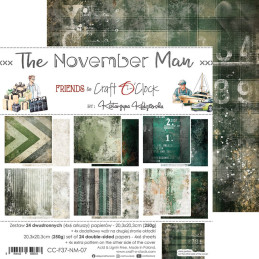 Craft O'Clock - Papirpakke 20x20 - The November Man