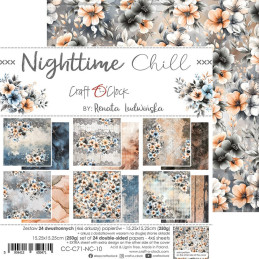 Craft O'Clock - Papirpakke 15x15 - Nighttime Chill