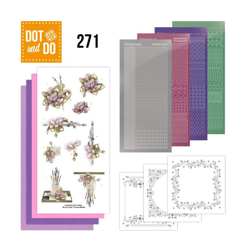 Dot And Do 271 - Painted Flowers