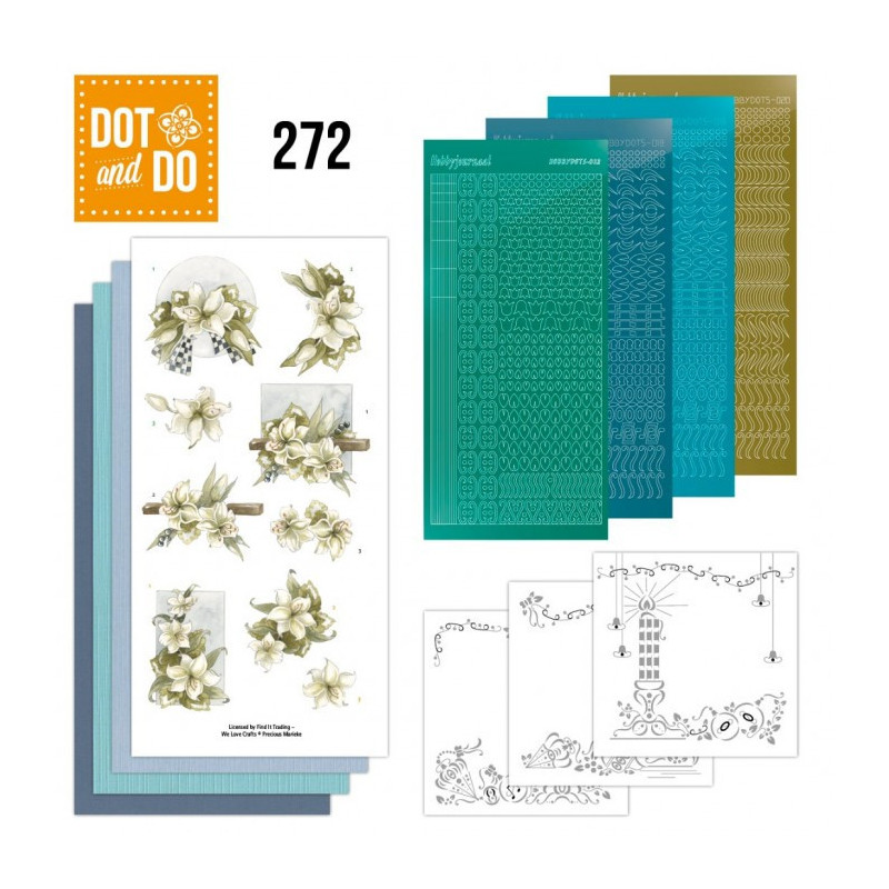Dot And Do 272 - White Lilies