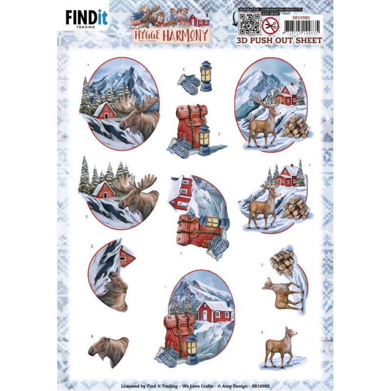 Pushout - Amy Design - Hygge Harmony - Moose - SB10982