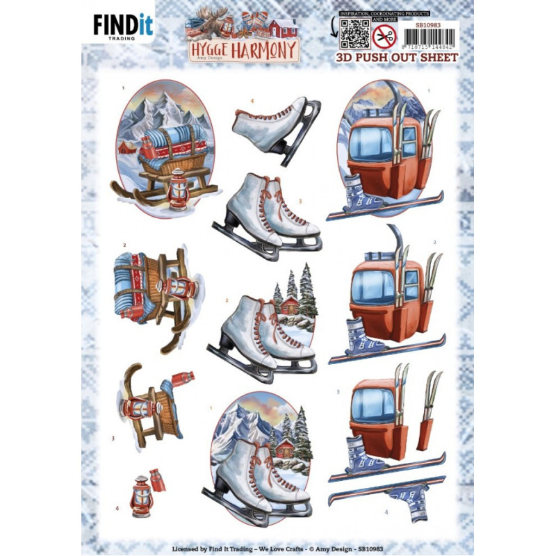 Pushout - Amy Design - Hygge Harmony - Winter Sports - SB10983