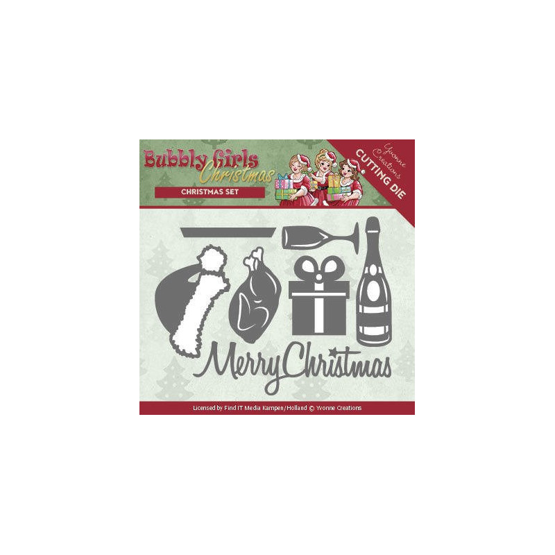 Yvonne Creations - Bubbly Girls Christmas - Christmas Set - YCD10152
