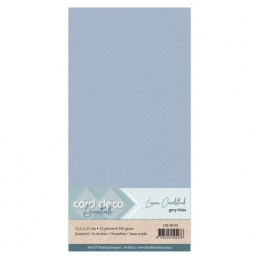 Card Deco Essentials - Linen Cardstock 4K - Grey Blue