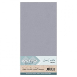 Card Deco Essentials - Linen Cardstock 4K - Elephant