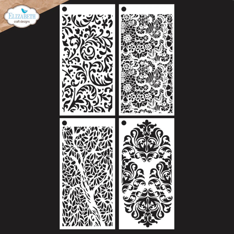 Elizabeth Craft Designs - Stencils - Art Journal Specials - Journal Stencils 6