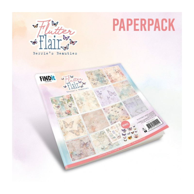 Berries Beauties - Papirblok - Flutter Flair - BBPP10017