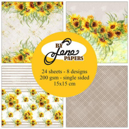 By Lene - Papirpakke 30x30 - Almost Summer - BLP358