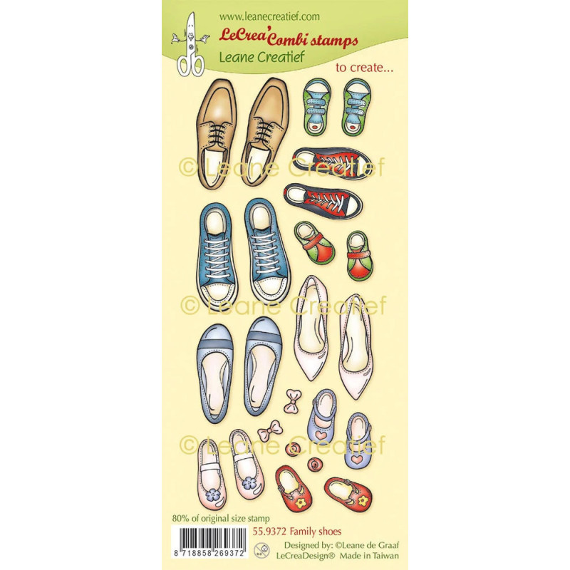 Leane Creatief - Clear Stamp - Shoes - 55.9372