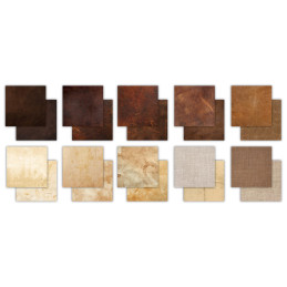 Craft Consortium - Papirblok 30x30 - Leather Bound - CCEPAD035
