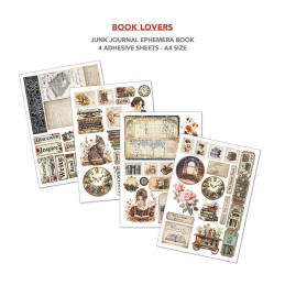 Ciao Bella - Junk Journal Ephemera Book A4 - Book Lovers
