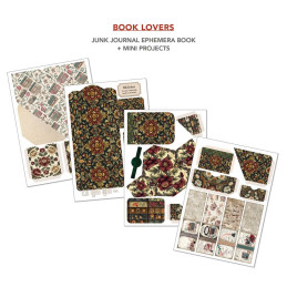 Ciao Bella - Junk Journal Ephemera Book A4 - Book Lovers