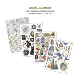 Ciao Bella - Junk Journal Ephemera Book A4 - Wizard Academy
