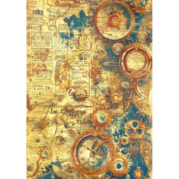 Ciao Bella - Papirpakke A4 - Deluxe Paper Gold - Esprit De Voyage
