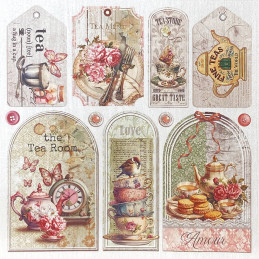 Ciao Bella - Papirpakke 6x6 - Deluxe Paper Silver - Timeless Moments