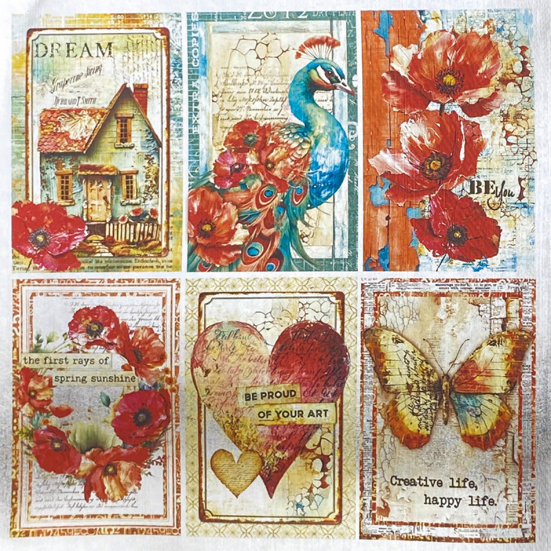 Ciao Bella - Papirpakke 6x6 - Deluxe Paper Silver - Majestic Dream