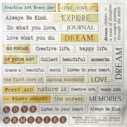 Ciao Bella - Papirpakke 6x6 - Deluxe Paper Silver - Majestic Dream